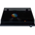 THOMSON TT700 - Platine vinyle premium 33 et 45 tours - Tête de lecture AT91 Audio Technica - Antiskating - Noire-1