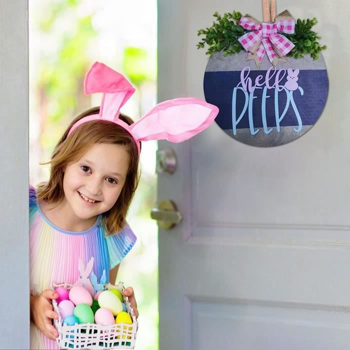 Déco Pâques 8 Pièces – Couronne Et Suspensions – Activité Manuelle Pour Enfants – Artisanat Festif