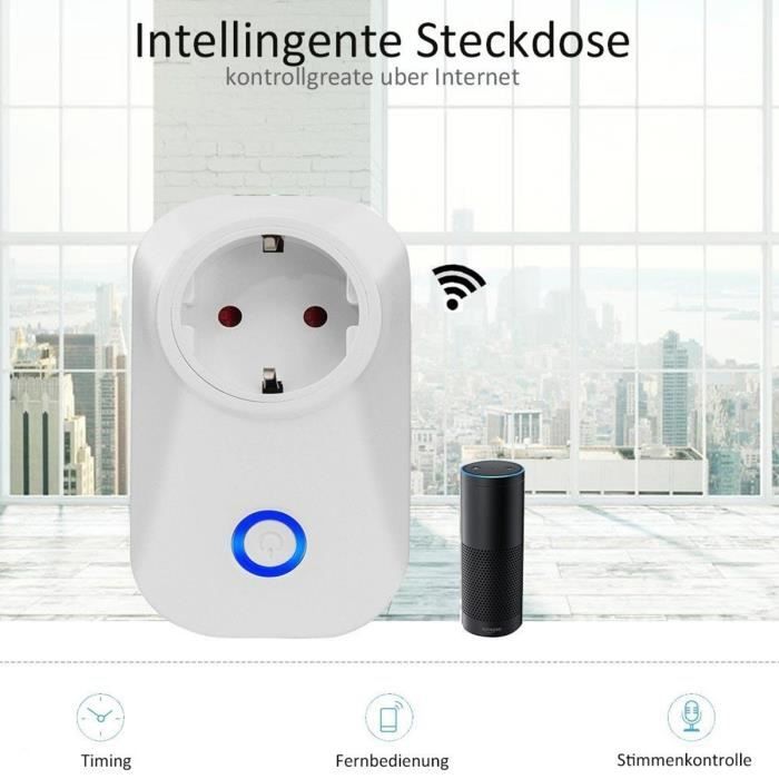 Prise Connectée WiFi 16A Nous A1 Smart - Compatible Alexa/Google Home, Wattmètre, Programmation, économie D'énergie - 4