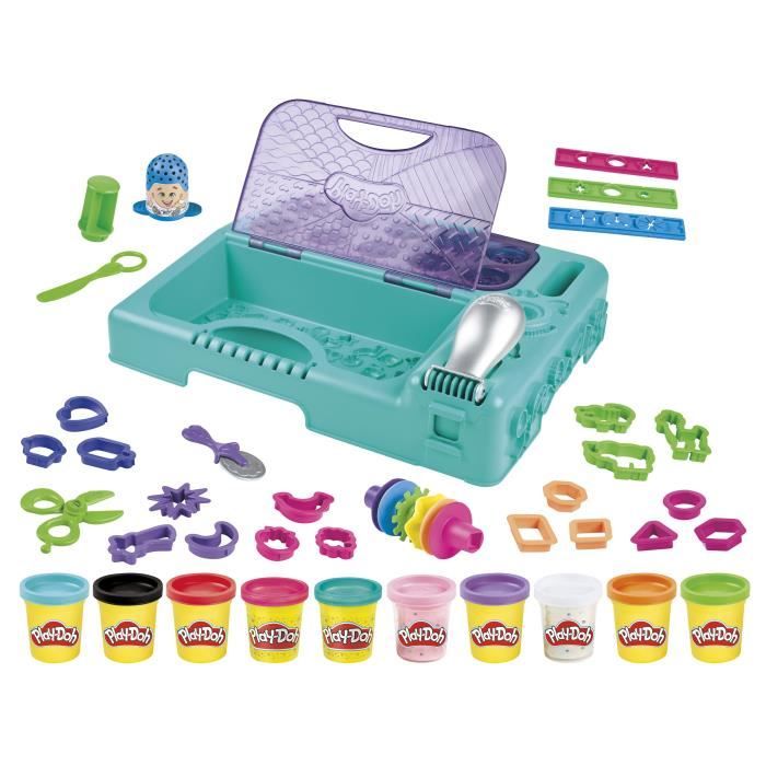 Play Doh Studio cr atif avec plus de 30 outils et 10 pots de p te modeler Les classiques
