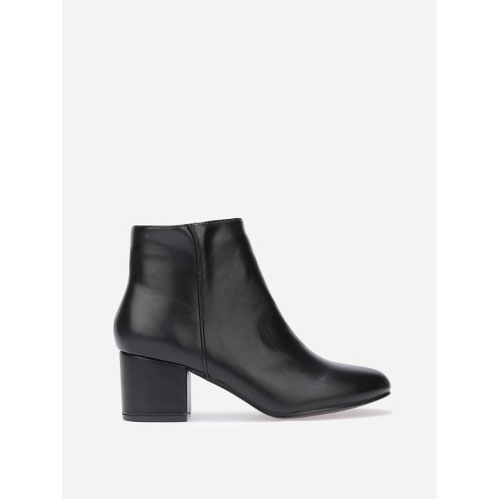 Bottines noir talon 5 cm top