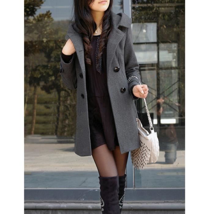 Manteau laine mi long 2025