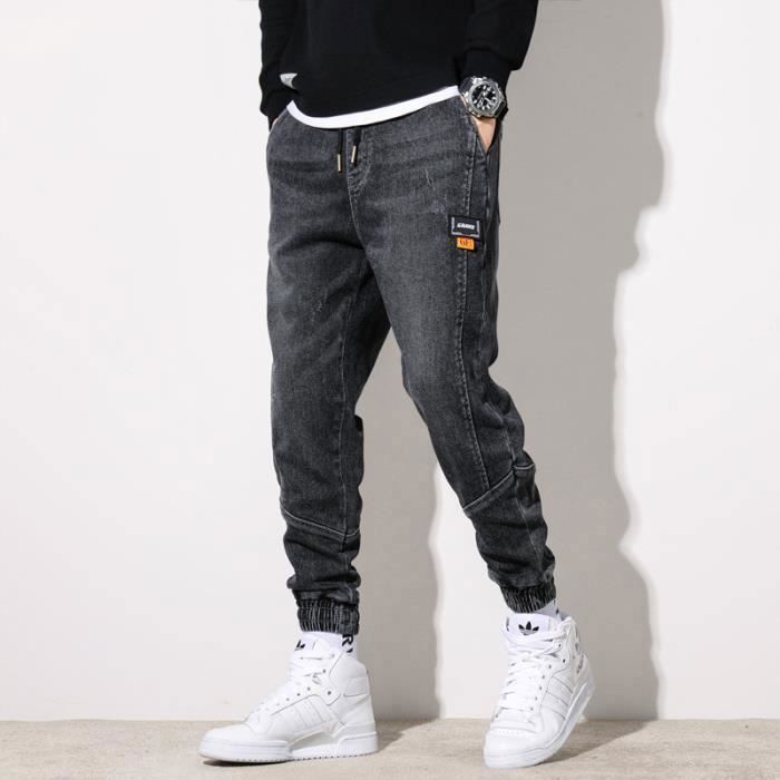 Pantalon Jean Slim Jeans Homme Gris Tendance Jeans Homme Printemps