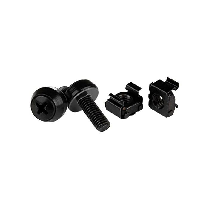 Lot De 50 Vis Pour Rack Serveur 10-32 Avec Écrous à Clip - Vis Et Écrous Pour Armoire Réseau Et Serveur Monté En Rack