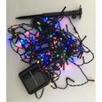 Guirlande lumineuse solaire 100 LED 10m - Extérieur - Multicolore-2