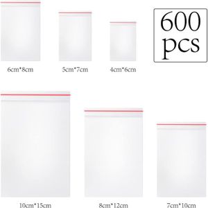 Lot De 500 Pochettes Plastique Zip Refermable 40 X 60 Mm - Sachets Pratiques, Neuves