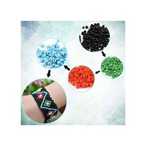 Lot De Perles De Rocaille D'occasion - Pour Créations Bijoux Et DIY