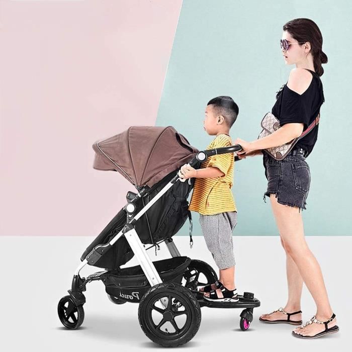 Marche Pied pour Poussette Universelle mini Planche a Roulettes pour Poussette a 360 Planche Poussette Pedale Siege 462 Cdiscount Puericulture Eveil bebe