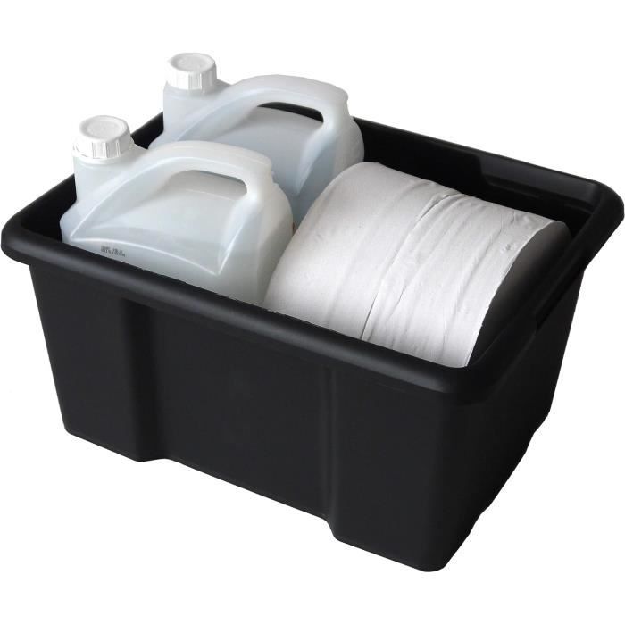 Bac De Rangement Empilable Et Superposable - Contenance 45 Litres ...