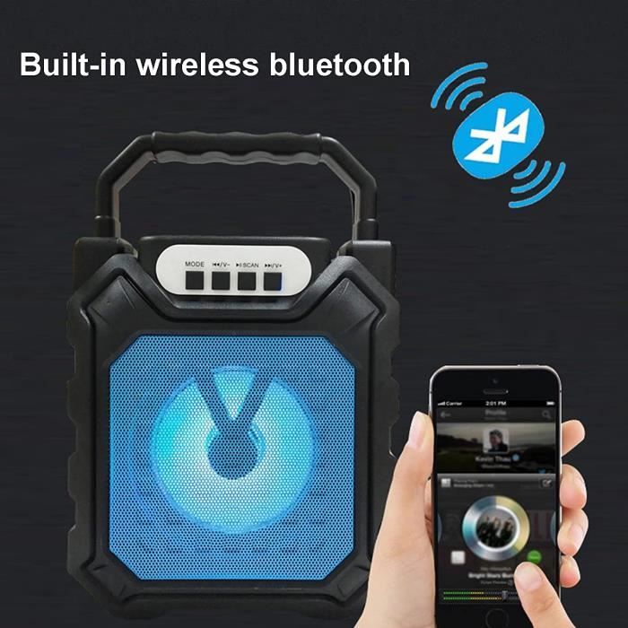 Enceinte bluetooth portable avec micro - Cdiscount