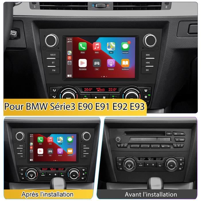 AWESAFE Autoradio Android 12 pour BMW Série3 E90 E91 E92 E93 [2Go+