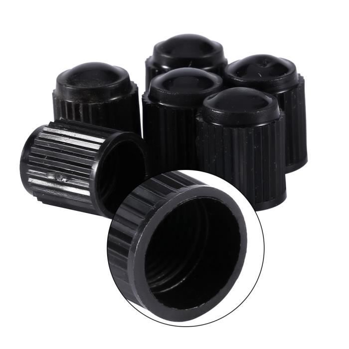 Bouchon en plastique noir pour valve de pneu 15E21208 — Recambiosdelcamion