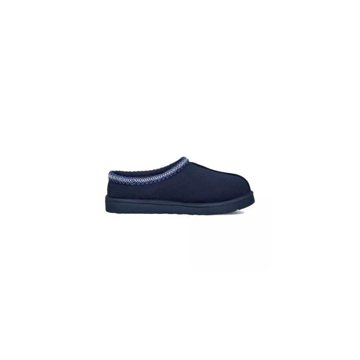 Chausson - ZZZ BELT - UGG TASMAN - Cuir - Doublure en peau de mouton - Bleu  Bleu - Cdiscount Chaussures