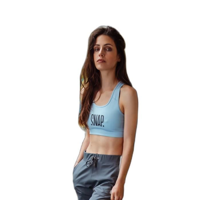Brassiere d escalade femme Snap Climbing light blue S Polyester recycle et elasthanne