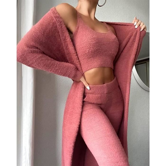 Pyjama femme ouverture best sale devant