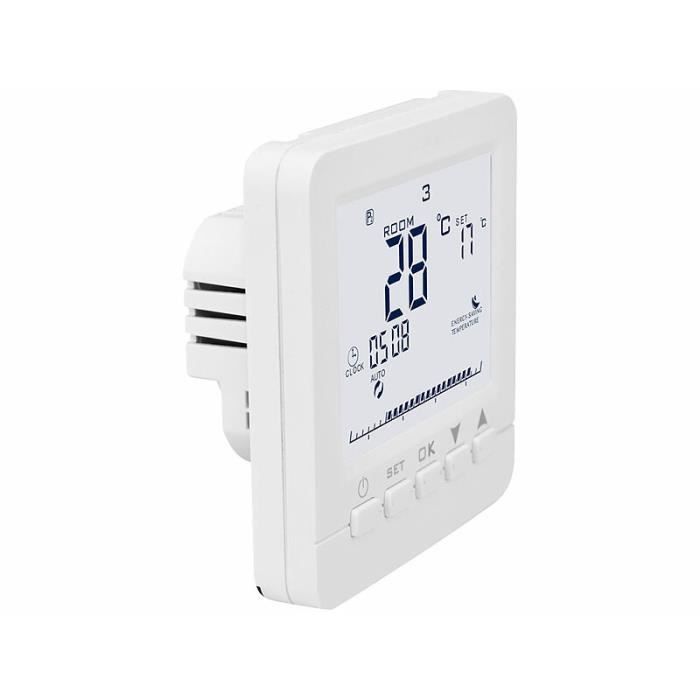 Thermostat connecté pour chauffage au sol avec commandes vocales, Thermostats