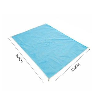 Serviette De Plage Magnétique Extra-large – Séchage Rapide, 190x76cm, Anti-sable Vert
