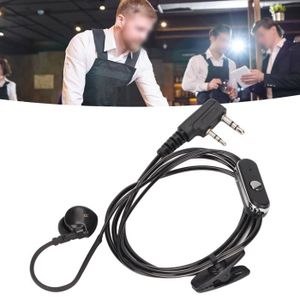 Câble De Connexion PTT K Head Pour Casque Talkie-Walkie Bluetooth - Compatible Baofeng, Kenwood, UV-5R