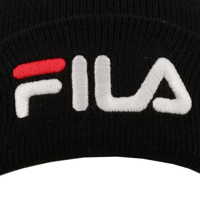 Bonnet fila noir new arrivals