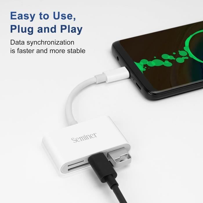 Lecteur De Cartes USB 3.0 5 En 1 Militarys - Compatible SD/TF, Carte ID, SIM, Transfert Rapide