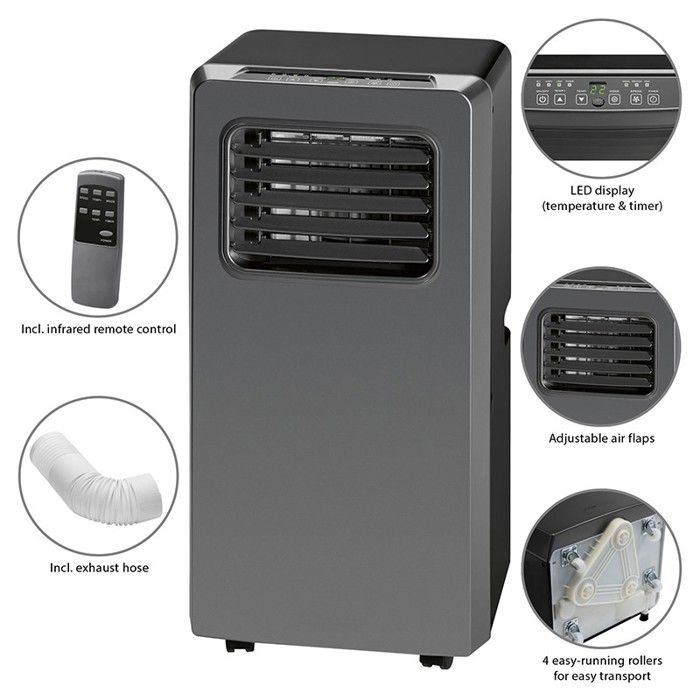 Rafraîchisseur Air 3 En 1 Clatronic Rafraîchisseur D'Air 3 En 1 - Climatisation Mobile, Purificateur Et Humidificateur - Pour Chambre Ou Bureau Climatisation Mobile Silencieuse
