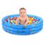 Piscine Gonflable Pour Bebe Piscine Ronde 3 Boudins Interieure Et Exterieure Portable Bleu One Size Achat Vente Pataugeoire Cdiscount