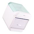 Mini climatiseur USB – Nosheir – Ventilateur humidificateur 3 vitesses – Pour bureau et maison – Bleu