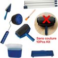 10pcs Sans couture rouleau de peinture kit , paint easy runner,rouleau de peinture avec reservoir-0