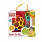 BRIGHT STARTS BRIGHT STARS Coffret cadeau de naissance O'Ball avec 2 jouets bébé: un hochet et une O Ball Classique rouge, jaune bleu et vert