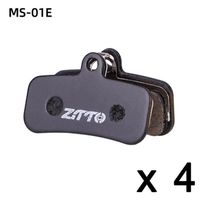 ZTTO-Plaquettes de frein semi-métal pour VTT,4 paires,en céramique,silencieux,pour disque de vélo M8020 M6100 - MS-01E[F933]