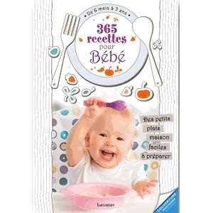LIVRE ENFANT FAMILLE 365 recettes pour bébé