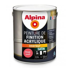 PEINTURE - VERNIS ALPINA - Peinture Alpina Acrylique 2,5L Satin - Co