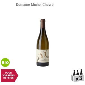 VIN BLANC Saumur Les Pentes Blanc 2015 - Bio - Lot de 3x75cl