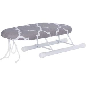 Zerone Planche à Repasser Murale Mini Table à Repasser Pliante Planche de Repassage de Vêtement Pliable avec Couche Anti-Brûlure pour Chambre Salle de Couture 100x30x17cm 