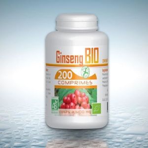TONUS - VITALITÉ Comprimés Bio - Ginseng 200