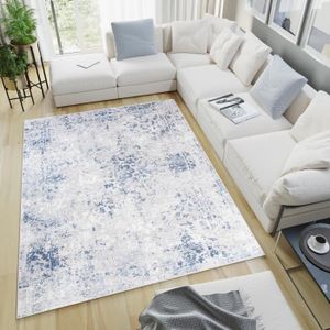 tapis antep 711 bleu 240x340cm achat vente tapis cdiscount