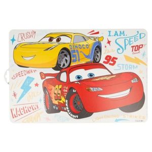 parfait comme petit cadeau Plastique color/é Lot de 2 Disney Set de table Cars en 3D