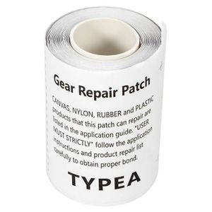 Ruban de réparation Patch Kit de ruban de réparation en PVC pour canots dérivants de canots pneumatiques Bateaux gonflables qui fuient la colle Réparation outil de correction étanche Ruban de réparation Patch Kit de ruban de réparation en PVC pour canots dérivants de canots pneumatiques Bateaux gonflables qui fuient la colle Réparation outil de correction étanche