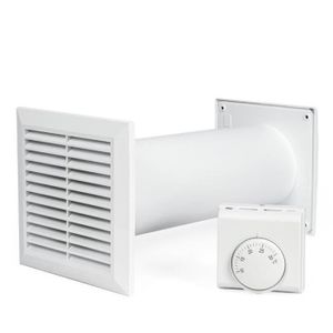 Distributeur D'air Chaud Grille De Ventilation Conduit D'extraction  Thermostat