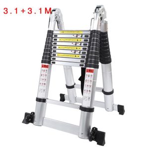D/&S Vertriebs /Échelle t/élescopique en aluminium 5 m Charge maximale 150 kg