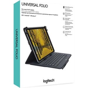CLAVIER POUR TABLETTE Logitech Universal Folio Etui iPad/Tablette avec C
