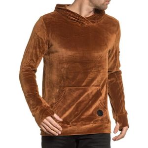 sweat a capuche velours homme