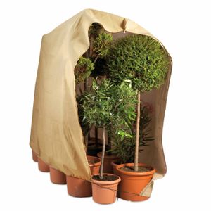 Housse D'hivernage WERKA PRO 50g/m² - Motif Végétation - 130x160 Cm - Protection Plantes Contre Le Gel - 4
