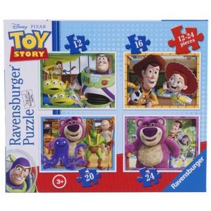 PUZZLE Puzzle Toy Story 3 - Ravensburger - 4 puzzles de 100 à 200 pièces dans une boîte