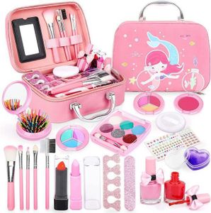 Maquillage Enfant Jouet Filles - 57PCS Frozen Coffret Maquillage Enfant,Non  Toxique Malette Kit de Maquillage Enfant Fille,Maquillage Enfant Cadeau de  Noël Anniversaire Jouet pour Fille 3+ Ans : : Jeux et Jouets