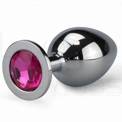 Plug Anal Bijou Intime – Modèle Rosebud Doré – Taille L (150g) – Couleurs Au Choix – Sextoy Neuf