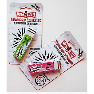 Chewing-gum électrochoc menthe verte (petite décharge électrique) farce  jouet - Cdiscount Jeux - Jouets