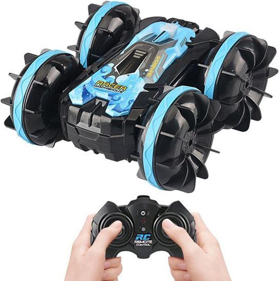 Véhicule Cascadeur Télécommandé 1/32 Bleu Team City - La Grande Récré