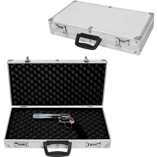 Petite boîte à outils | Mallette de rangement robuste en alliage  d'aluminium,Mallette de protection intérieure en mousse souple pour bagages  de voyage