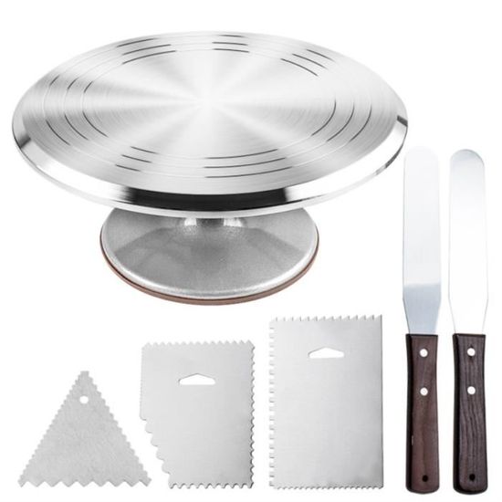 Plateau Tournant de Gâteau Kit de Pâtisserie 240 Pcs Décoration